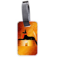 Anubis, Ancient Egyptian God Of The Dead Rituals  Luggage Tags (two Sides) by FantasyWorld7