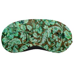 Beautiful Floral Pattern In Green Sleeping Masks by FantasyWorld7