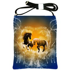 Wonderful Horses Shoulder Sling Bags by FantasyWorld7