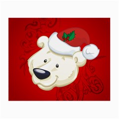 Funny Polar Bear Small Glasses Cloth by FantasyWorld7