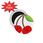 Kawaii Cherry 1.75  Magnets (10 pack)  Front