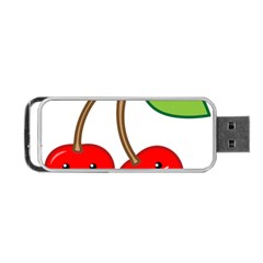 Kawaii Cherry Portable Usb Flash (one Side) by KawaiiKawaii