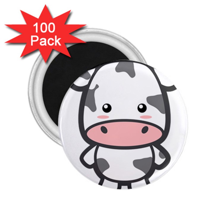 Kawaii Cow 2.25  Magnets (100 pack) 