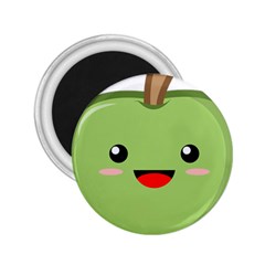 Kawaii Green Apple 2 25  Magnets by KawaiiKawaii