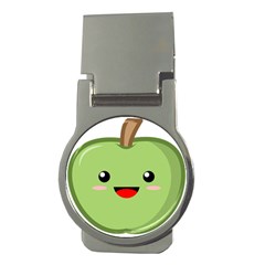 Kawaii Green Apple Money Clips (round)  by KawaiiKawaii