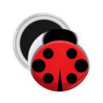 Kawaii Ladybug 2.25  Magnets Front