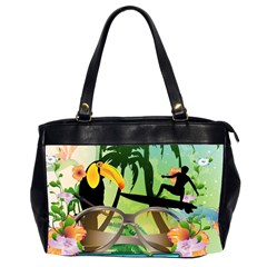 Surfing Office Handbags (2 Sides)  by FantasyWorld7