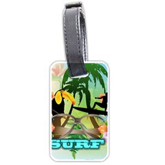 Surfing Luggage Tags (one Side)  by FantasyWorld7