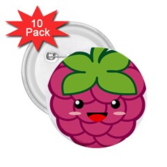 Raspberry 2 25  Buttons (10 Pack)  by KawaiiKawaii