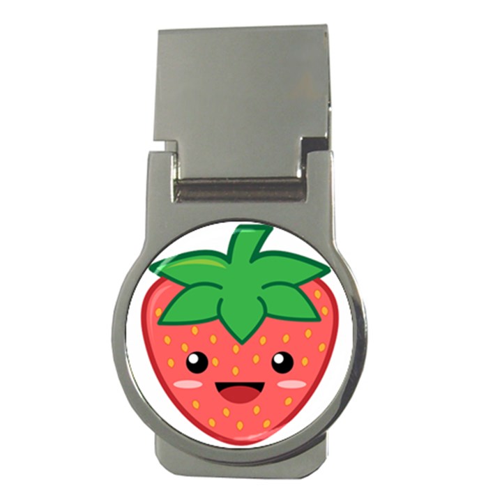 Kawaii Strawberry Money Clips (Round) 