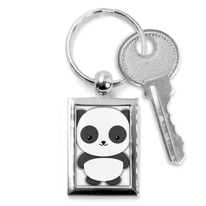 Kawaii Panda Key Chains (Rectangle) 