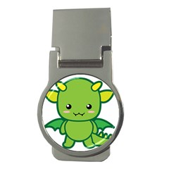 Kawaii Dragon Money Clips (round)  by KawaiiKawaii