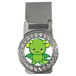 Kawaii Dragon Money Clips (CZ)  Front