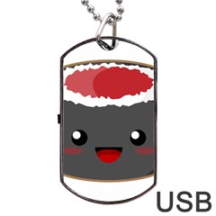 Kawaii Sushi Dog Tag Usb Flash (one Side) by KawaiiKawaii