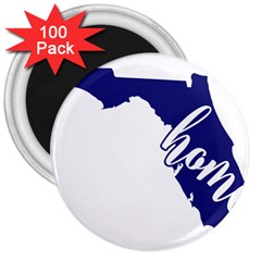 Florida Home  3  Magnets (100 Pack) by CraftyLittleNodes