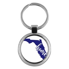 Florida Home  Key Chains (round)  by CraftyLittleNodes