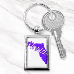 Florida Home State Pride Key Chains (rectangle)  by CraftyLittleNodes