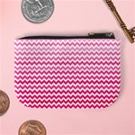 Pink Gradient Chevron Mini Coin Purses Back