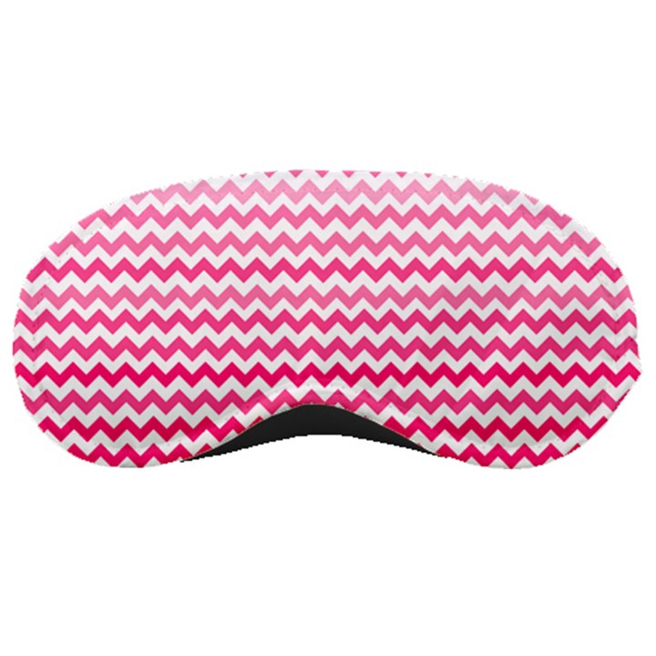 Pink Gradient Chevron Sleeping Masks