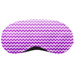 Purple Gradient Chevron Sleeping Masks Front