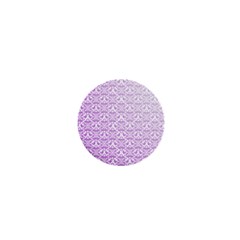 Purple Damask Gradient 1  Mini Magnets by CraftyLittleNodes