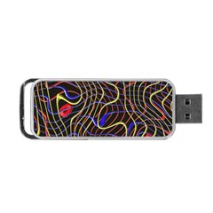 Ribbon Chaos 2 Black  Portable Usb Flash (two Sides) by ImpressiveMoments