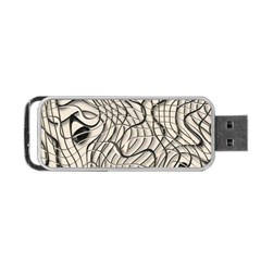 Ribbon Chaos 2  Portable Usb Flash (two Sides) by ImpressiveMoments