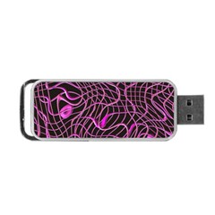 Ribbon Chaos 2 Pink Portable Usb Flash (two Sides) by ImpressiveMoments