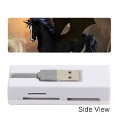 Awesome Dark Unicorn With Clouds Memory Card Reader (stick)  by FantasyWorld7