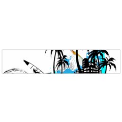 Surfing Flano Scarf (small)  by EnjoymentArt