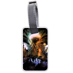 Wonderful Horses In The Universe Luggage Tags (one Side)  by FantasyWorld7