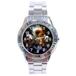 Wonderful Horses In The Universe Stainless Steel Men s Watch Front