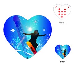 Snowboarding Playing Cards (heart)  by FantasyWorld7