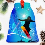 Snowboarding Bell Ornament (2 Sides) Back