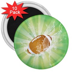 American Football  3  Magnets (10 Pack)  by FantasyWorld7