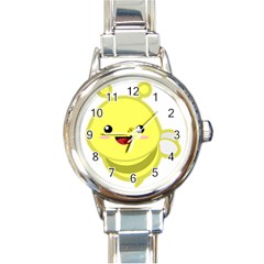 Kawaii Bee Round Italian Charm Watches by KawaiiKawaii