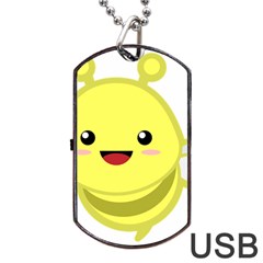 Kawaii Bee Dog Tag Usb Flash (two Sides)  by KawaiiKawaii