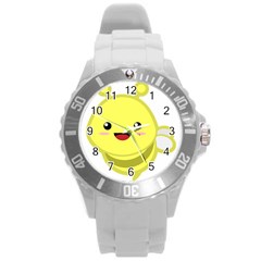 Kawaii Bee Round Plastic Sport Watch (l) by KawaiiKawaii