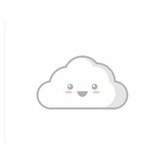 Kawaii Cloud Double Sided Flano Blanket (medium)  by KawaiiKawaii