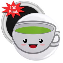 Kawaii Cup 3  Magnets (100 Pack) by KawaiiKawaii