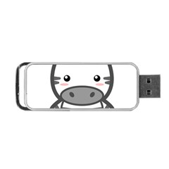 Kawaii Zebra Portable Usb Flash (two Sides) by KawaiiKawaii