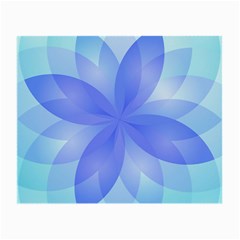 Abstract Lotus Flower 1 Small Glasses Cloth by MedusArt