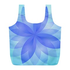 Abstract Lotus Flower 1 Full Print Recycle Bags (l)  by MedusArt