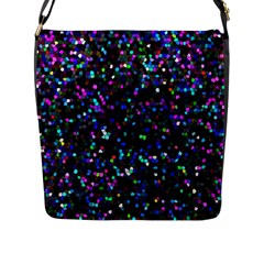 Glitter 1 Flap Messenger Bag (l)  by MedusArt