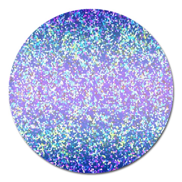 Glitter 2 Magnet 5  (Round)