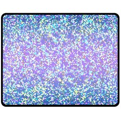 Glitter 2 Double Sided Fleece Blanket (medium)  by MedusArt