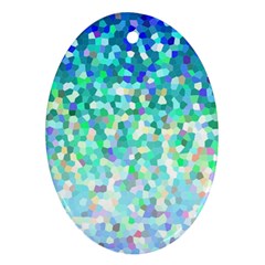 Mosaic Sparkley 1 Ornament (oval)  by MedusArt