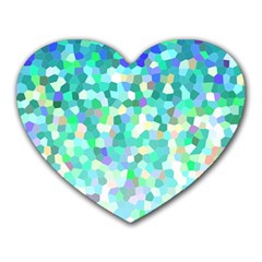 Mosaic Sparkley 1 Heart Mousepads by MedusArt