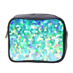 Mosaic Sparkley 1 Mini Toiletries Bag 2-side by MedusArt