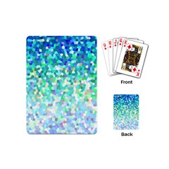 Mosaic Sparkley 1 Playing Cards (mini)  by MedusArt